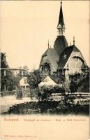 Budapest II. Császárfürdő vendéglő és kávéház. Brück &amp; Sohn