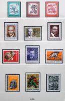 Ausztria 1968-1980 gyűjtemény előnyomott Lindner gyűrűs albumban