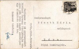 1944 Orion rádió reklámja / Orion radio advertising card (EK)