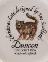 Angol macskamintás bögre. Jelzett, hibátlan, m: 10,5 cm