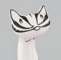 Drasche (!) art deco macska. Jelzett, hibátlan, m: 8,5 cm