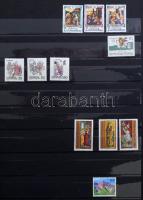 Liechtenstein bélyegek elszórtam 8 lapos A4-es berakóban