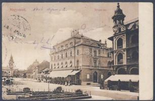 Nagyvárad Bémer square with the Gresham and Café Emke (EB)