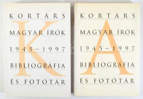 Kortárs magyar írók 1945-1997 bibliográfia és fotótár. I-II. kötet. Szerk.: F. Almási Éva. Bp., 2000, Enciklopédia Kiadó. Kiadói papírkötés. Jó állapotban.
