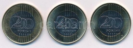 2023. 200Ft "Petőfi" + 2024. 200Ft "Batthyány" + 2025. 200Ft "Magyar Tudomá...