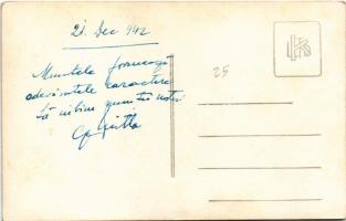 1942 Predeál, Predeal; síelők, téli sport / ski, winter sport. photo (EK)