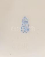 Herendi rózsamintás bonbonier, jelzett, rózsán kis pattogzással, m: 11 cm