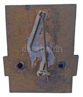 1960. "Róma-1960 Hungária" zománcozott bronz olimpiai jelvény (23x27mm) T:AU
Hungary 1960...