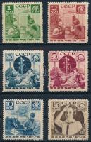 Szovjetunió 1936 Mi 542-547 (Mi EUR 110,-)