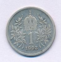 Ausztria 1893. 1K Ag "Ferenc József" T:F
Austria 1893. 1 Corona Ag "Franz Joseph&quo...