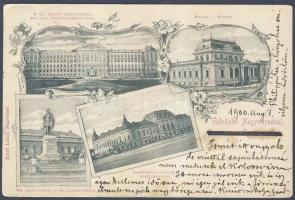 Nagyvárad with military school and Commercial Hall (EK)