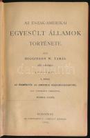 Higginson W. T.: Az Észak-Amerikai Egyesült Államok története 1-2. Egy kötetbe kötve. Bp., 1892. Ath...