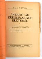 Tolsztoj. Anekdóták, érdekességek életéből. I-V. köt. Eredeti forrásokból összegyűjtötték: Gellért H...