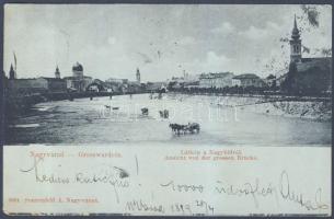 1899 Nagyvárad with synagogue (EB)