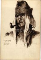 Kerekes András. Kiadja a m. kir. 10. honvéd gyalogezred az özvegy- és árvaalap javára. Herbst műnyomása - 26. / WWI Austro-Hungarian K.u.K. military art postcard s: Meilinger Dezső hadnagy (EK)