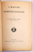 Szentirmay Ödön: A magyar nemzetegységtan. Bp., 1920, Kilián Frigyes (Stephaneum-ny.), 128 p. Egyetl...