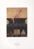 Nagy Gábor festőművész kiállítása a szolnoki Mol Galériában, 1997-ben. (Dedikált kiállítási katalógu...