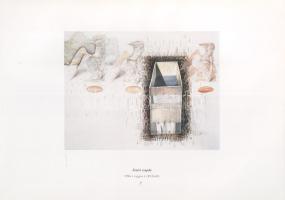 Nagy Gábor festőművész kiállítása a szolnoki Mol Galériában, 1997-ben. (Dedikált kiállítási katalógu...