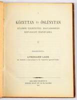 Litschauer Lajos: Kőzettan és őslénytan különös tekintettel Magyarország bányászati viszonyaira. Függelékben: Mentés a bányászatban. A Magyar Bányász-felőr Kézi Könyvtára IV. köt. Selmecbánya, 1898, Joerges Ágost özv. és fia, VII+172 p.; . Kiadói illusztrált egészvászon-kötés, festett lapélekkel