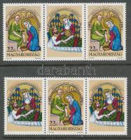 1995 Árpádházi Szt. Erzsébet és Portugáliai Szt. Erzsébet 2 db fordított állású hármascsík