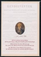 2019 200 éve született Gervay Mihály - 150 éve jelent meg a világ első hivatalos postai levelezőlapja bélyegszett, tanúsítvánnyal, 0928-es sorszámmal (47.000)