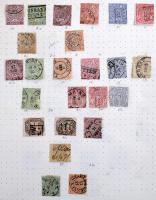 Vegyes hagyatéki tétel, benne postatiszta csehszlovák sorok és blokkok, postatiszta és bélyegzett ma...