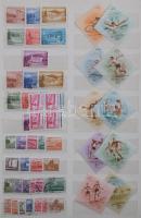 Vegyes hagyatéki tétel, benne postatiszta csehszlovák sorok és blokkok, postatiszta és bélyegzett ma...