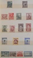 Vegyes hagyatéki tétel, benne postatiszta csehszlovák sorok és blokkok, postatiszta és bélyegzett ma...