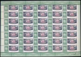 2016 Üzenet bélyegem (VIII.) - Belföld - 100 éves az Arató-Parlament bélyegsorozat promóciós teljes ív (21.000)