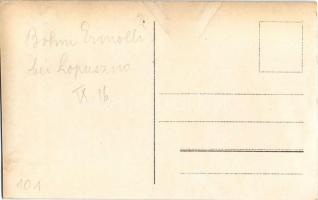 1916 Lopuszno, első világháborús osztrák-magyar katonák a lövészárokban / WWI Austro-Hungarian K.u.k...