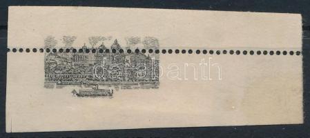 1926 A posta kárára készített Pengő-fillér hamisítvány fázisnyomata, rendkívül ritka