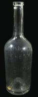 "Erényi Diána Sósborszesz Franzbranntwein" feliratos palack, kopott, kis karcolásokkal, h: 26,5 cm