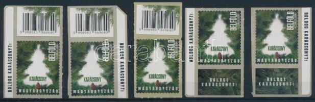 2021 5 db Karácsony bélyeg