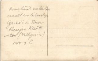 1915 Volhínia, első világháborús katonai emlékmű az orosz hősöknek / WWI Russian military monument, ...