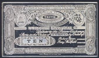 Nagy-Britannia 1833-as váltót formázó Ag plakett 14g T:PP
