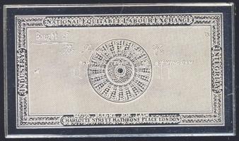 Nagy-Britannia 1833-as váltót formázó Ag plakett 14g T:PP