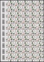 2015 Karácsony öntapadós teljes ív, nagyon ritka