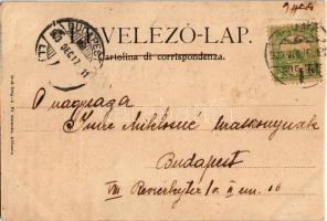 1903 Fiume, Rijeka; Sorgente della Recina / Rjecina river spring, waterfall (vágott / cut)