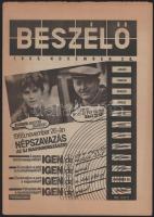 1989 Eörsi János et alii (szerk.:) Beszélő folyóirat 1. és 2. próbaszáma. 1989. okt. 23. és november...