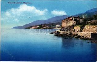 1913 Icici (Abbazia, Opatija); Icici mit Monte Maggiore (Ucka) (EK)