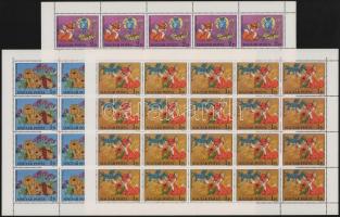 1982 Mese (V.) - Magyar rajzfilmfigurák sor hajtott teljes ívekben