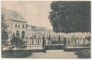 1916 Feketehalom, Zeiden, Codlea; Warenhaus, Apotheke / gyógyszertár, A. M. Reiner üzlete és saját kiadása / shop, pharmacy (fa)