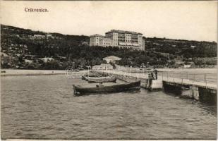 1914 Crikvenica, Cirkvenica; móló / jetty (EB)