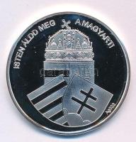 DN "Nemzetünk nagyjai - Deák Ferenc" jelzett Ag emlékérem kapszulában, tanúsítvánnyal (15g...