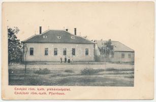 Csukás, Ebendorf, Stiuca (Temes); Római katolikus plébániaépület / Röm.-kath. Pfarrhaus / Roman Catholic parish (fl)