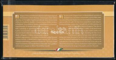 2011 Magyarország Alaptörvénye kristályos blokk eredeti tokban, bontatlan csomagolásban (11.000)