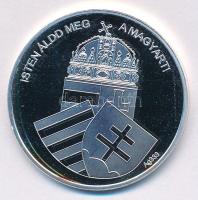 DN "Nemzetünk nagyjai - Szent László" jelzett Ag emlékérem kapszulában, tanúsítvánnyal (15...