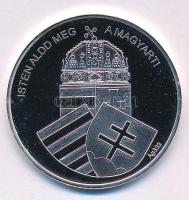 DN "Nemzetünk nagyjai - I. Lajos" jelzett Ag emlékérem kapszulában, tanúsítvánnyal (15g/0....