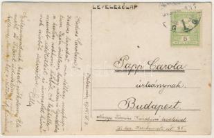 1915 Kolozsvár, Cluj; Táborhelyi székelykapu / Transylvanian wooden carved gate. photo (szakadás / t...