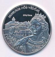 DN "Nemzetünk nagyjai - Zrínyi Ilona" Ag emlékérem kapszulában, tanúsítvánnyal (10,37g/0.999/35mm) T:PP patina